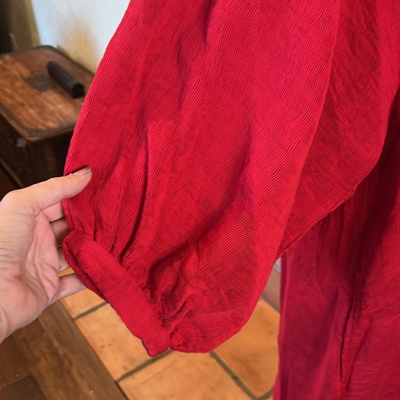 Emily McCarthy Red STELLA DRESS, size L - Picture 5 of 11